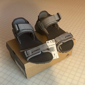 Adidas Terrex Hydroterra Sandals - Black and Gray